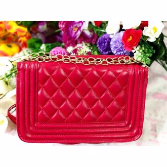 Túi xách Da Mềm Chanel Viền Xích (SALE SHOCK)