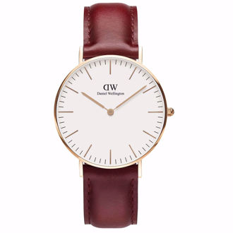 Hình ảnh củaĐỒNG HỒ DÂY DA NAM CAO CẤP DW DANIEL WELLINGTON (MÁY NHẬT)
